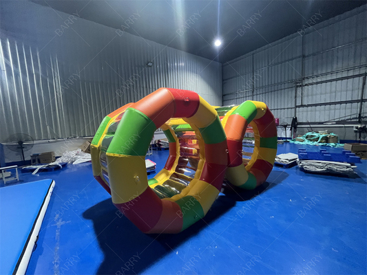बड़े inflatable पानी के खिलौने झील खिलौने inflatable पानी रोलर पहिया पूल inflatable पहिया