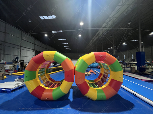 बड़े inflatable पानी के खिलौने झील खिलौने inflatable पानी रोलर पहिया पूल inflatable पहिया
