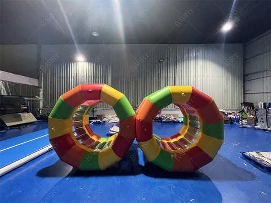 बड़े inflatable पानी के खिलौने झील खिलौने inflatable पानी रोलर पहिया पूल inflatable पहिया