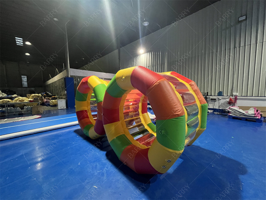 बड़े inflatable पानी के खिलौने झील खिलौने inflatable पानी रोलर पहिया पूल inflatable पहिया