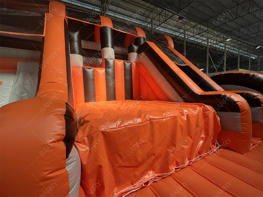 वाणिज्यिक बच्चों के लिए इनडोर खेल का मैदान सेट खेल खेल के साथ inflatable थीम पार्क