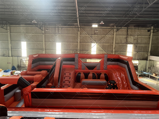 वाणिज्यिक बच्चों के लिए इनडोर खेल का मैदान सेट खेल खेल के साथ inflatable थीम पार्क