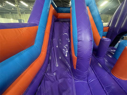 आकार अनुकूलित करें थोक स्तर अप inflatable बाउंसर Combo बच्चों के लिए बाउंसी महल