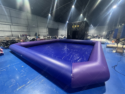 बैरी बैंगनी inflatable पूल वयस्क के लिए हवा से भरा आउटडोर inflatable स्विमिंग पूल