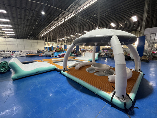 लक्जरी वाटर स्पोर्ट्स गेम Inflatable Bana Inflatable Dock Platform Beach Party Bana Inflatable Floating Cabana लक्जरी वाटर स्पोर्ट्स गेम inflatable Bana Inflatable Dock Platform Beach Party Bana Inflatable Floating Cabana
