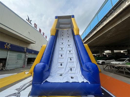 थीम पार्क के लिए वाणिज्यिक विशाल inflatable पानी स्लाइड 30x10.6m पीवीसी