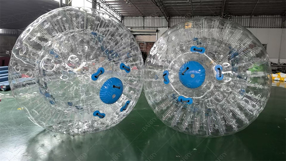 पीवीसी टीपीयू 2.5 मीटर पागल मानव हैमस्टर Zorbing Rolling Ball Inflatable Zorb Ball for Kids Adults