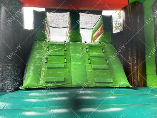 टी-रेक्स डायनासोर Inflatable Water Slide Bounce House Combo Inflatable Bouncer जंपिंग कैसल