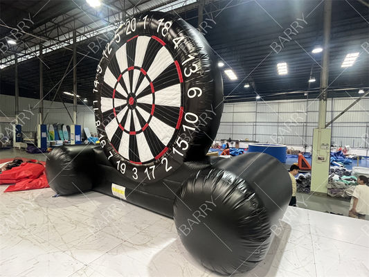 Commercial PVC Inflatable Outdoor Dartboard Airtight Shooting Target Inflatable Football Dart Game for Kids Adults