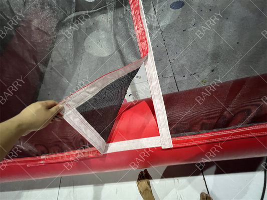 कस्टमाइज़ेबल इन्फ्लेटेबल फुटबॉल गोल सेट प्रोमोशनल स्पोर्ट्स गेम बीच पार्टी और इवेंट्स के लिए