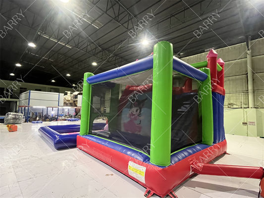 Commercial Melody Kuromi Cartoon Inflatable Water Slide With Pool For Party