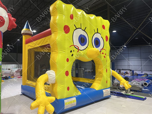 मिनींस कार्टून पीवीसी inflatable महल मनोरंजन उछाल घर थीम पार्क या पार्टियों के लिए