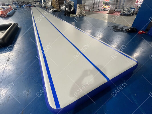 ड्रॉप सिच पीवीसी फिटनेस जिमनास्टिक गद्दा आउटडोर प्रशिक्षण के लिए inflatable हवा ट्रैक मैट