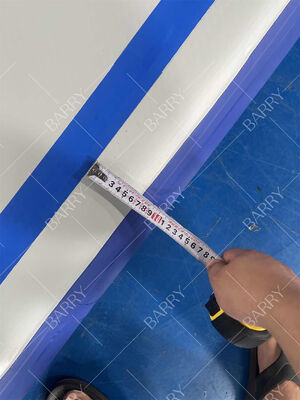 ड्रॉप सिच पीवीसी फिटनेस जिमनास्टिक गद्दा आउटडोर प्रशिक्षण के लिए inflatable हवा ट्रैक मैट