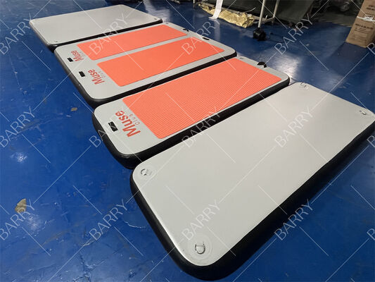 DWF फ्लोटिंग पिलेट्स मैट Inflatable Water Yoga Mat एक्वा फिजिकल फ्लोटिंग स्विमिंग पूल मैट