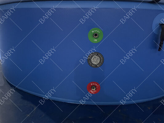 टिकाऊ सस्ता मूल्य बड़े आकार का बच्चा वयस्क परिवार स्विमिंग ड्रॉप स्टिच इन्फ्लेटेबल पूल कवर के साथ