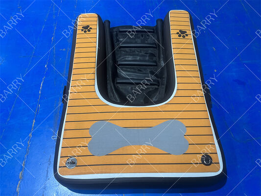 कुत्तों के लिए पानी के खेल के लिए अनुकूलित छोटे फ्लोटिंग पूल कदम कुत्ता रैंप पिल्ला प्लैंक