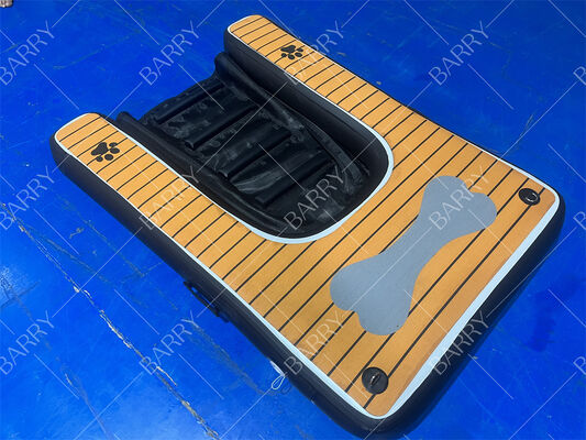 कुत्तों के लिए पानी के खेल के लिए अनुकूलित छोटे फ्लोटिंग पूल कदम कुत्ता रैंप पिल्ला प्लैंक