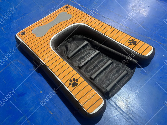 कुत्तों के लिए पानी के खेल के लिए अनुकूलित छोटे फ्लोटिंग पूल कदम कुत्ता रैंप पिल्ला प्लैंक