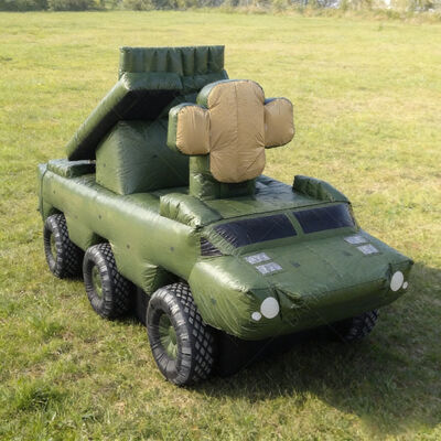 पोर्टेबल एयर डिफेंस मिसाइल वाहन इन्फ्लेटेबल टैक्टिकल मिसाइल सिस्टम वाहन डिकॉय