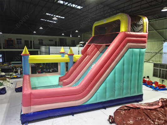 कस्टमाइज़ेबल फेवर चर्च थीम्ड इन्फ्लेटेबल बाउंसी कैसल स्लाइड और प्ले एरिया के साथ