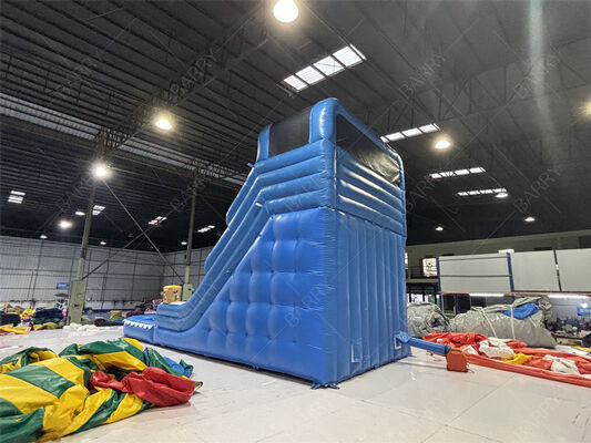 वाणिज्यिक ब्लू वेव किड्स बैकयार्ड पीवीसी घर के उपयोग के लिए पूल के साथ inflatable स्लाइड