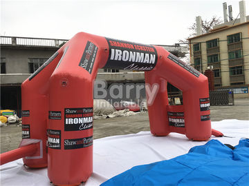 कस्टम Inflatable विज्ञापन उत्पादों विशालकाय आपका स्वागत है समाप्त लाइन Inflatable प्रवेश आर्क