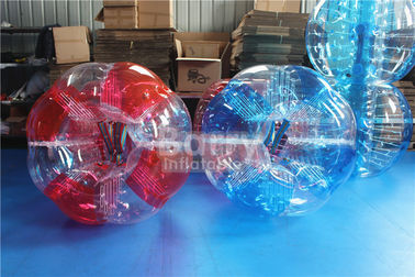 1.2 एम 1.5 मीटर 1.8 मीटर आकार पीवीसी टीपीयू बबल बॉल आउटडोर प्ले स्पोर्ट सॉकर गेम के लिए