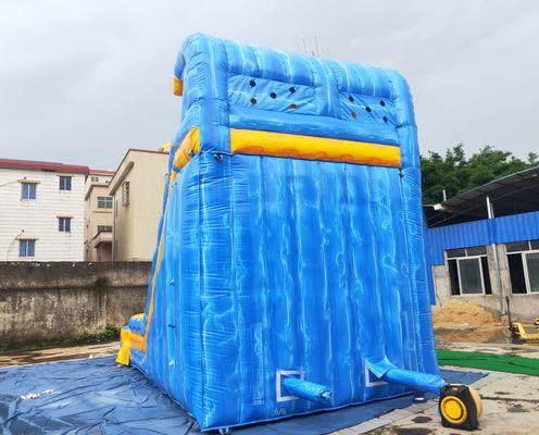 आउटडोर तह बच्चे खेल का मैदान Inflatable पानी स्लाइड पीवीसी तिरपाल