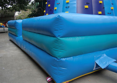 विशालकाय Inflatable इंटरेक्टिव गेम्स Inflatable रॉक क्लाइंबिंग वॉल रेंटल