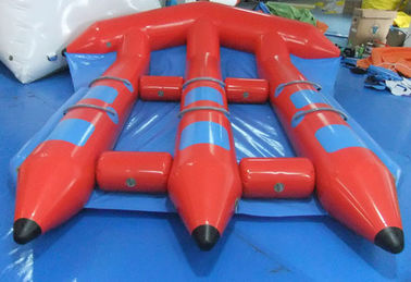 मजेदार लाल Inflatable जल खिलौने, पानी खेल खेल के लिए पीवीसी InflatableFlyfish