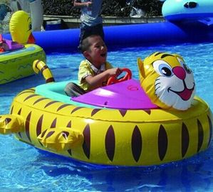 बच्चों के लिए inflatable खिलौना नाव, बाघ Inflatable मोटरसाइकिल बम्पर नाव
