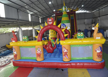 टिकाऊ Inflatable उछाल कूदते कैसल / उछाल कैसल कॉम्बो पार्क