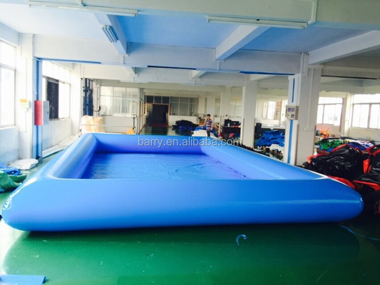 मनोरंजन पार्क के लिए बड़े इन्फ्लैटेबल वॉटर रोलर पूल 10 मीटर * 10 मीटर