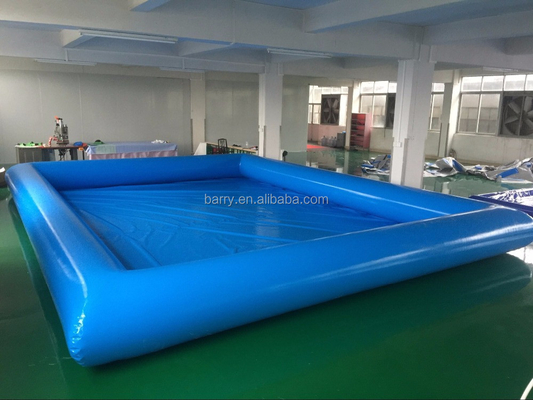 मनोरंजन पार्क के लिए बड़े इन्फ्लैटेबल वॉटर रोलर पूल 10 मीटर * 10 मीटर