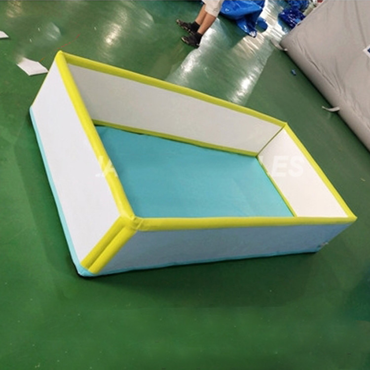 अनुकूलन योग्य आयत inflatable पूल ड्रॉप सिच कपड़े Foldable आउटडोर Dwf ड्रॉप सिच पूल