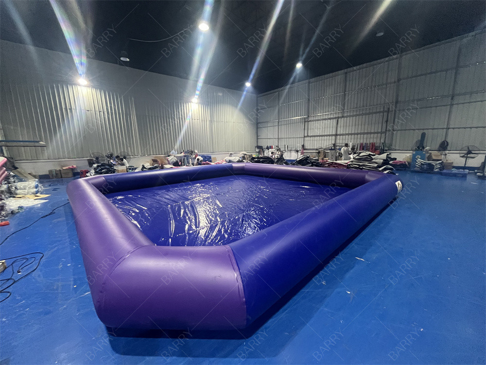 बैरी बैंगनी inflatable पूल वयस्क के लिए हवा से भरा आउटडोर inflatable स्विमिंग पूल