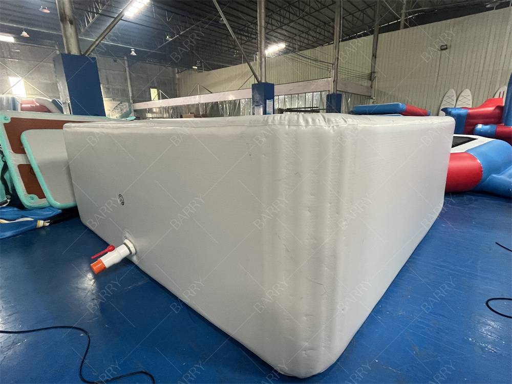 सुरक्षा गर्म ड्रॉप सिलाई कपड़े नई सामग्री inflatable कस्टम ग्रे बनाया inflatable बच्चों के लिए पूल बॉल गड्ढा