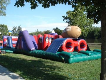 आउटडोर रेस के लिए वाणिज्यिक Inflatable बाधा कोर्स वाणिज्यिक