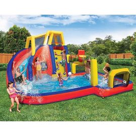 बच्चे स्लाइड inflatable वाटरपार्क निविड़ अंधकार चढ़ाई और खेल बजाना