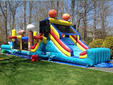 खेल अखाड़ा वाणिज्यिक Inflatable बाधा कोर्स पानी बाधा कोर्स उड़ाओ