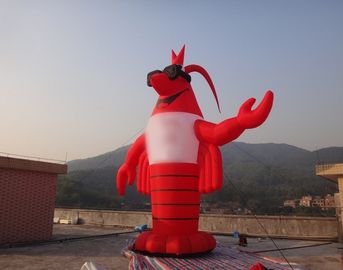 लाल जल सबूत Inflatable चिकन कस्टम Inflatable विज्ञापन