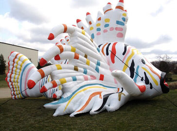 आकर्षक Inflatable विज्ञापन उत्पाद आउटडोर Inflatable मछली