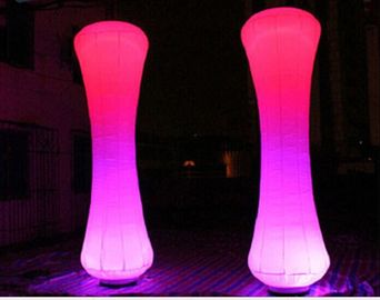 लालित्य पार्टी के लिए लाल एलईडी वेडिंग Inflatable एलईडी प्रकाश ट्यूब Hourglass