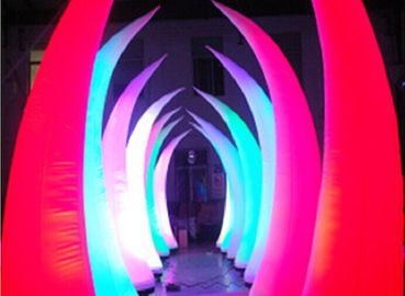 रोमांटिक पार्टी के लिए सुंदर ब्रिज एलईडी Inflatable प्रकाश टस्क प्रकार
