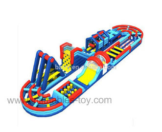 बूट कैंप Wipeout के साथ बहुआयामी पीवीसी Tarpaulin Inflatable बाधा कोर्स