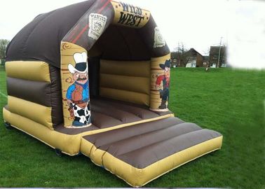 किड्स पार्टी के लिए अद्भुत जंगली पश्चिम Inflatable बाउंसर कस्टम कूदो