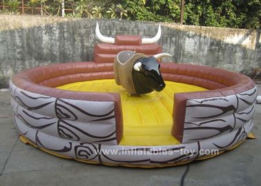 वाणिज्यिक Inflatable खेल खेल बच्चों मैकेनिकल राइडिंग बुल