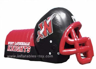 वयस्कों Inflatable खेल खेल फुटबॉल टीम Inflatable फुटबॉल हेलमेट सुरंग