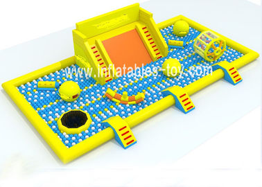 प्लास्टिक बॉल के साथ नवीनतम Inflatable मनोरंजन पार्क, बच्चों के लिए Inflatable खिलौने पार्क